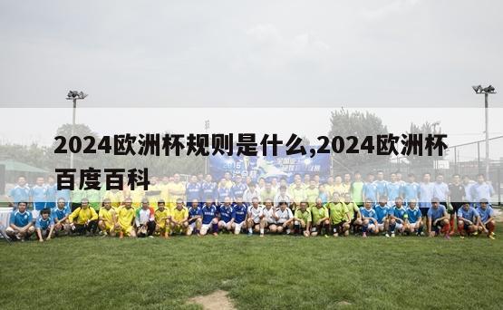 2024欧洲杯规则是什么,2024欧洲杯百度百科