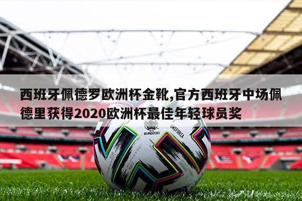 西班牙佩德罗欧洲杯金靴,官方西班牙中场佩德里获得2020欧洲杯最佳年轻球员奖